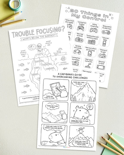 Focus & Motivation Kit PDF (Ages 5-12)