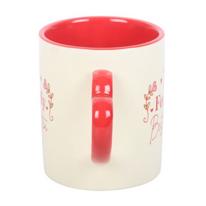 For My Best-Tea Mug with Heart Handle 🇬🇧