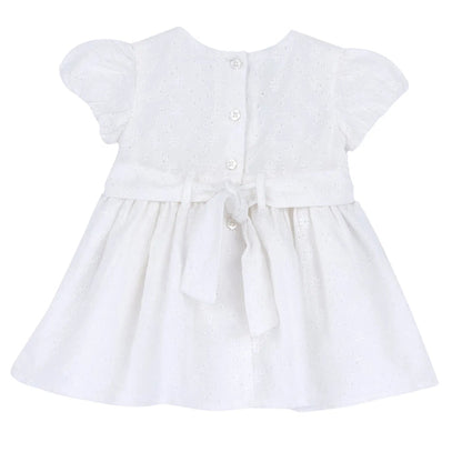 Girls Bronze Self Design Dress