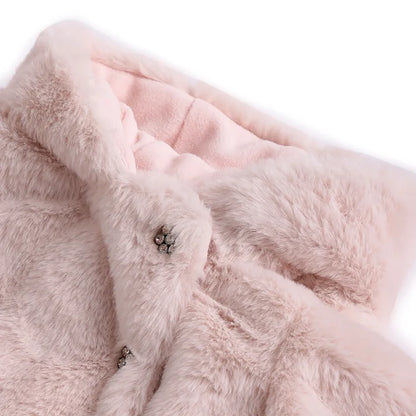 Girls Embellished Hooded Jacket