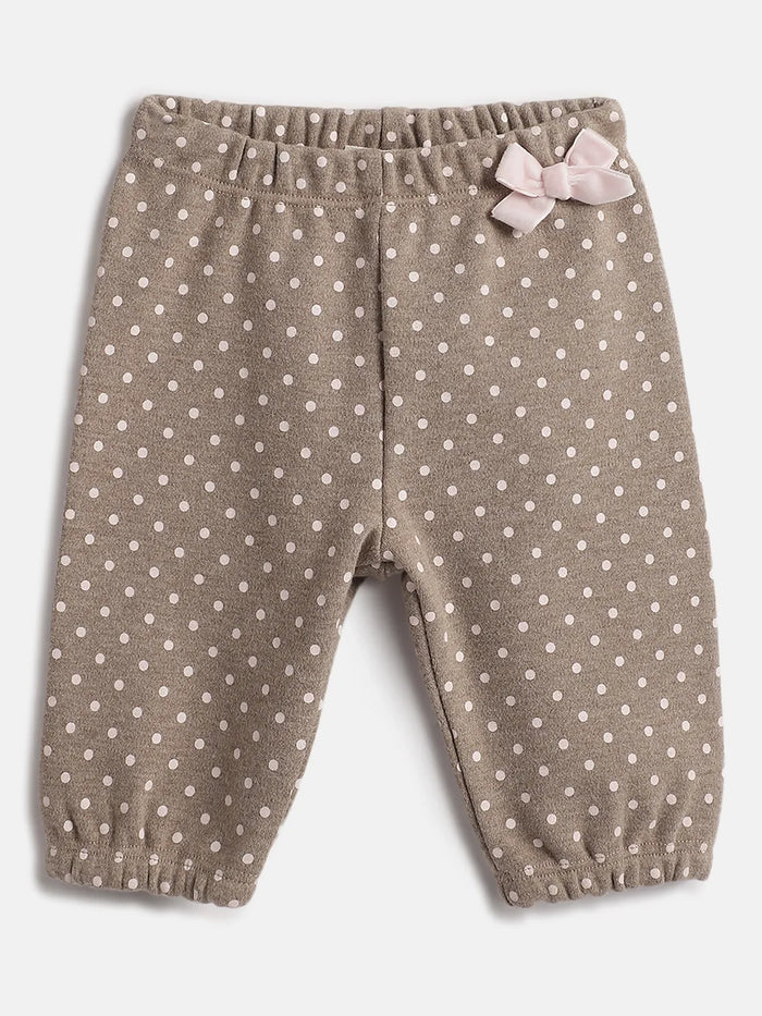 Girls Pink & Brown Top with Trousers