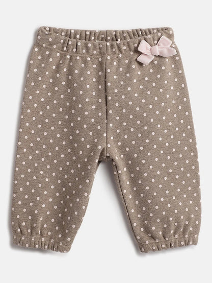 Girls Pink & Brown Top with Trousers