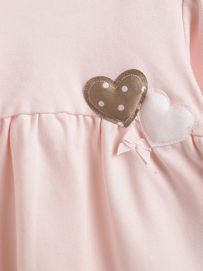 Girls Pink & Brown Top with Trousers