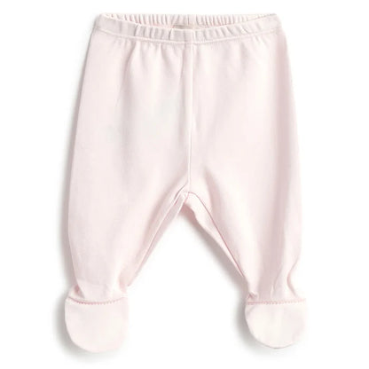 Girls Pink Embellished Smock with Leggings