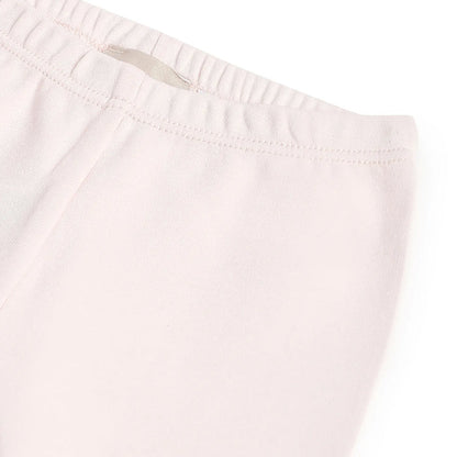 Girls Pink Embellished Smock with Leggings