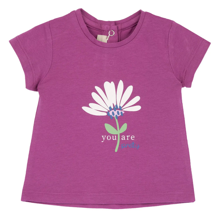 Girls Printed Cotton T-shirt