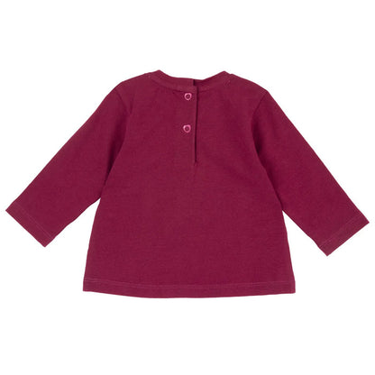 Girls Printed Long Sleeve Knitted T-shirt