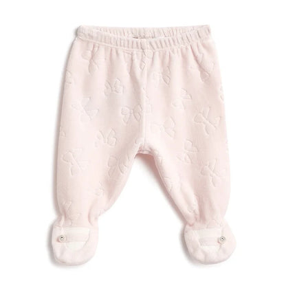 Girls Self Design Sweatshirt With Leggings