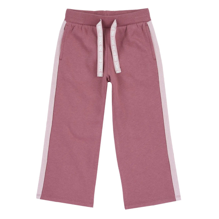 Girls Solid Drawstring Trouser