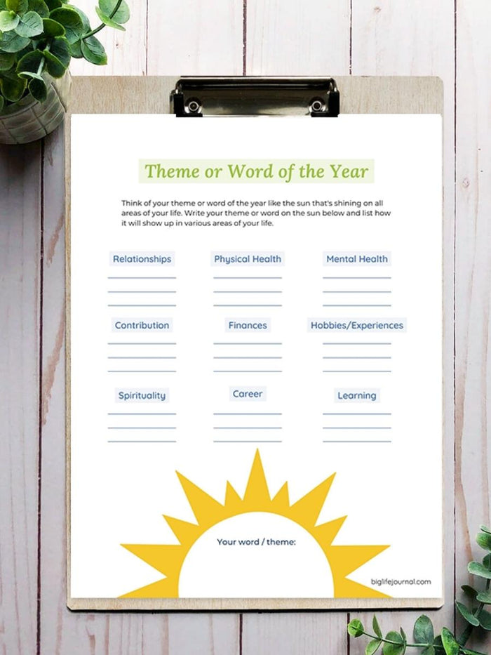 Goal Setting Kit PDF (ages 18-99)