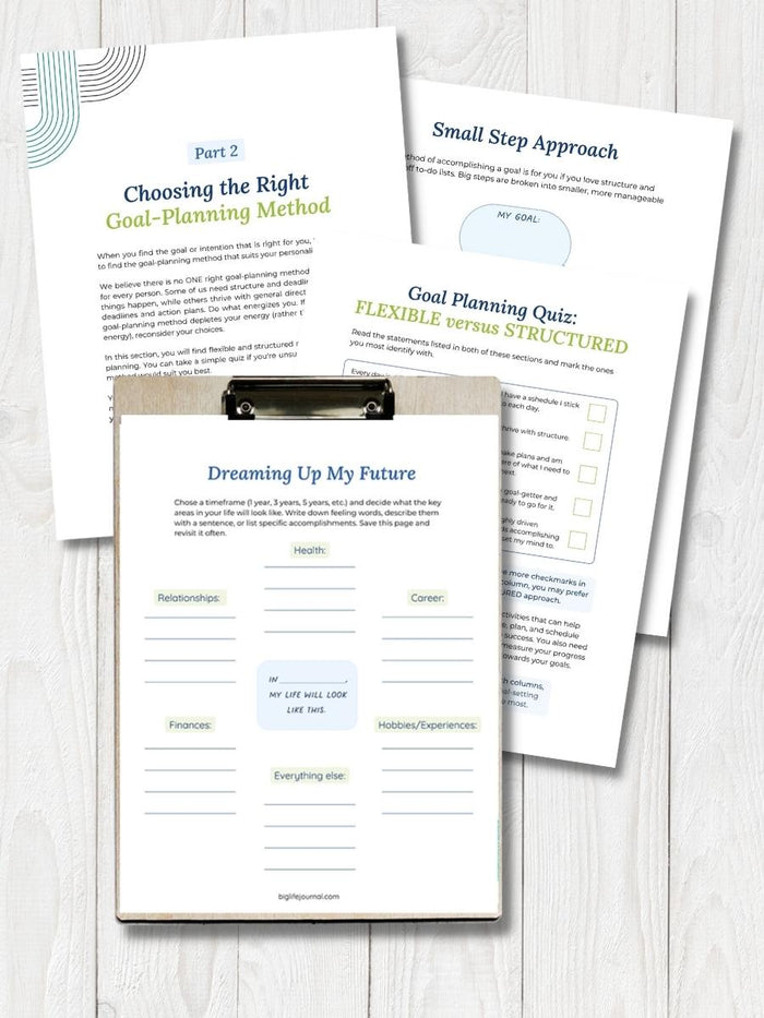 Goal Setting Kit PDF (ages 18-99)