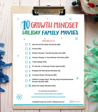 Growth Mindset Holidays & Celebrations Kit PDF (ages 5-11)
