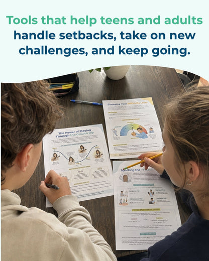 Growth Mindset Kit for Teens & Adults PDF (Ages 12-99)