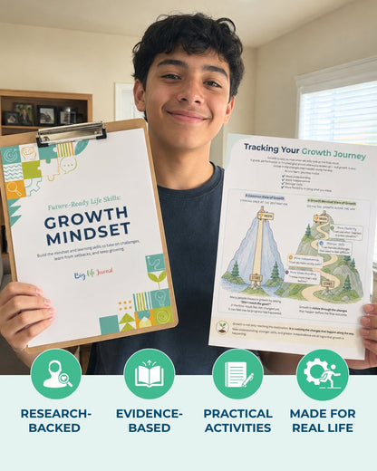 Growth Mindset Kit for Teens & Adults PDF (Ages 12-99)