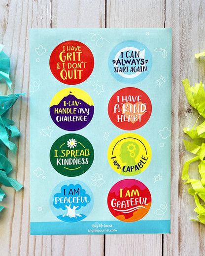 Growth Mindset Stickers