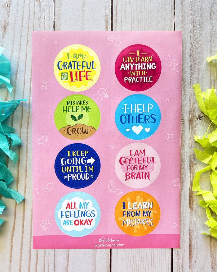 Growth Mindset Stickers