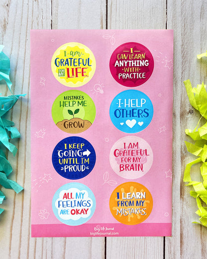 Growth Mindset Stickers