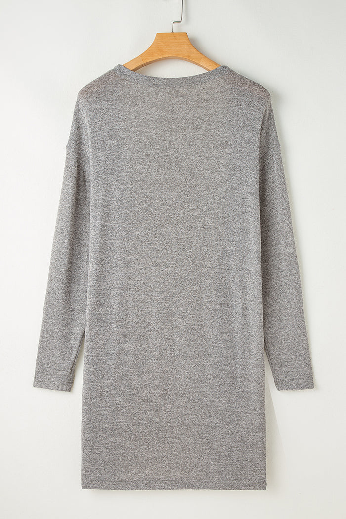 High Rise Solid Color Open Front Lightweight Cardigan 🇺🇸