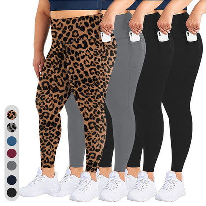 High-Waisted Plus-Size Yoga Leggings For Women Butt-Lifting And Body-Hugging Fitness 🇨🇳