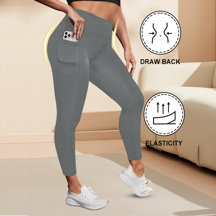 High-Waisted Plus-Size Yoga Leggings For Women Butt-Lifting And Body-Hugging Fitness 🇨🇳