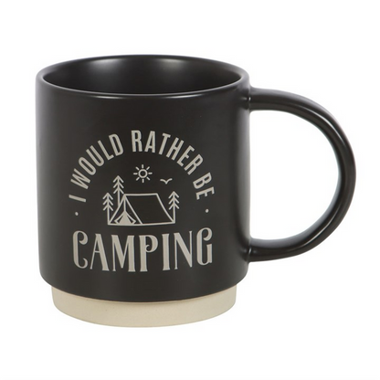 I Would Rather Be Camping Mug with 3-in-1 Spork 🇬🇧