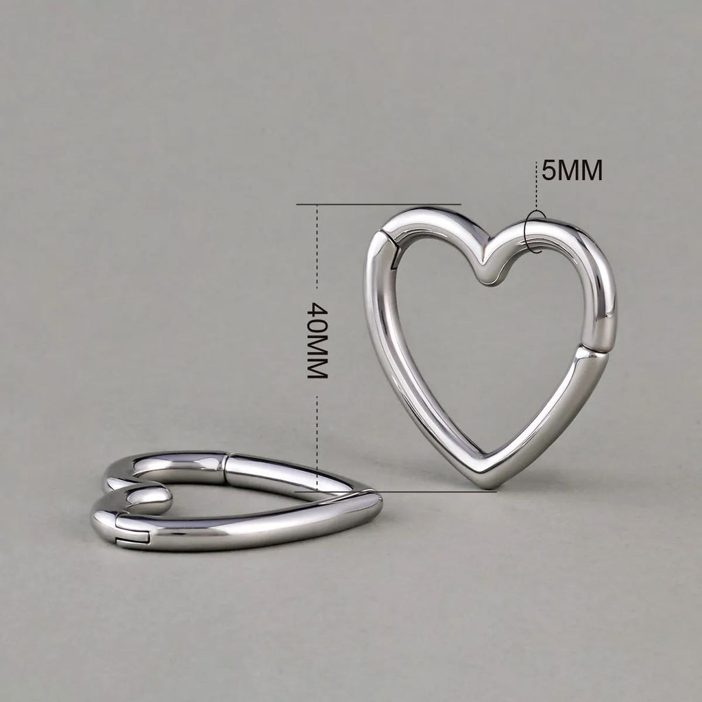 ROMANTIC HEART EAR WEIGHTS