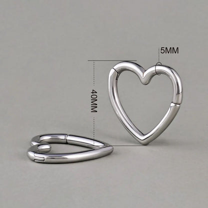 ROMANTIC HEART EAR WEIGHTS
