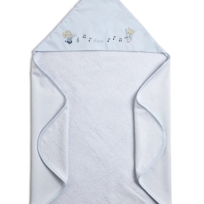 Infants Blue Cotton Bathwrap