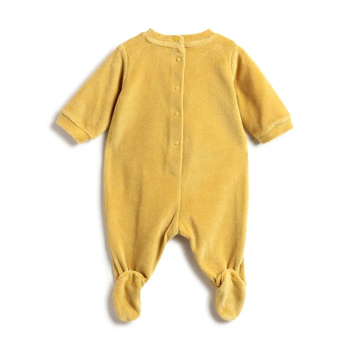Infants Embroidered Leg Opening Babysuit