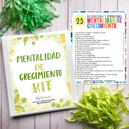 Kit Imprimible de la Mentalidad de Crecimiento (de 5 a 11 años)