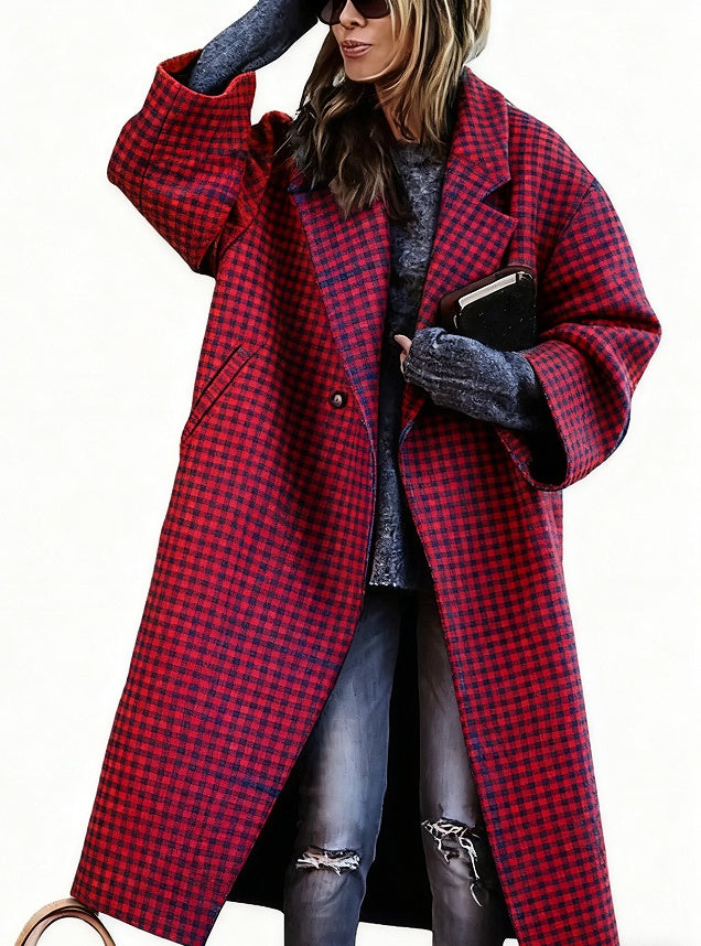 Lady's Multi -colour  Long-sleeved Coat 🇨🇳