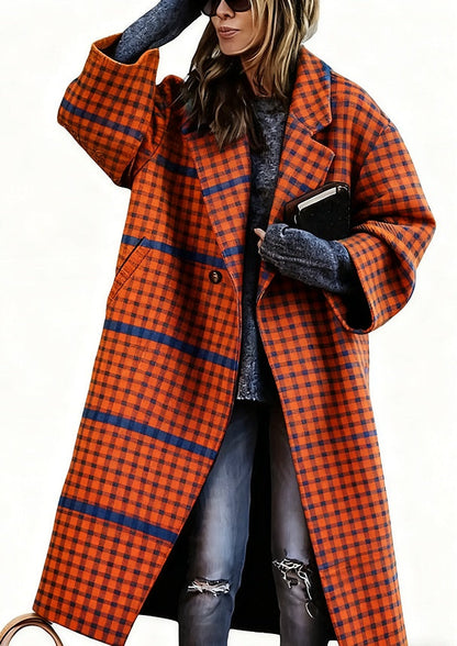 Lady's Multi -colour  Long-sleeved Coat 🇨🇳