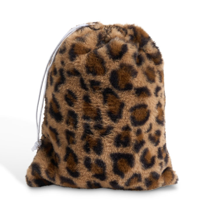 Leopard Hot Water Bottle Gift Set - Natural 🇬🇧