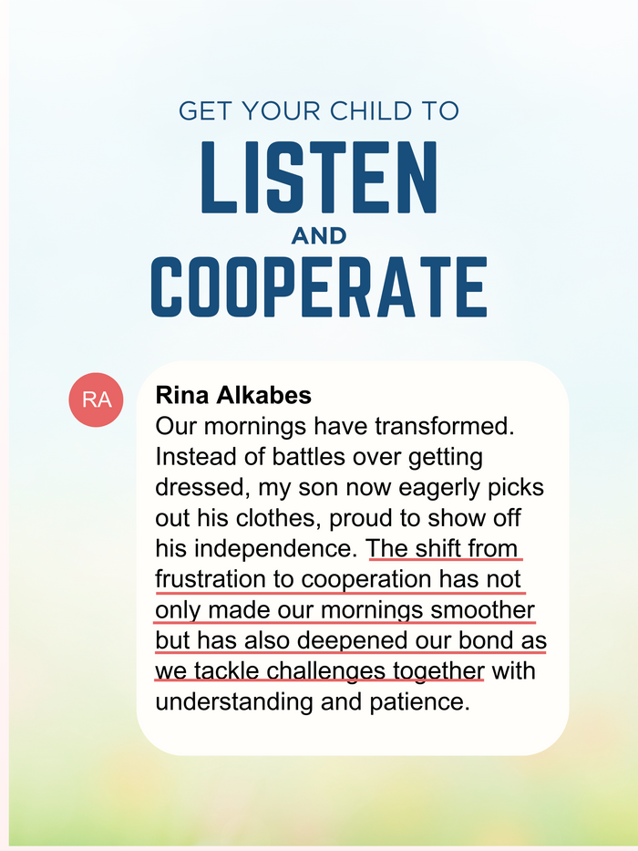 Masterclass: Get Your Child to Listen and Cooperate