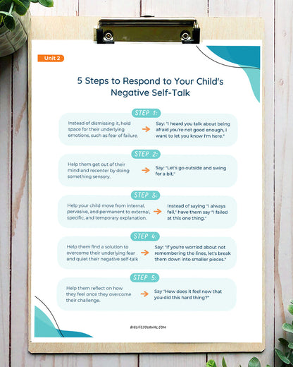 Masterclass: Transform Your Child's Negative Self-Talk Into Self-Love