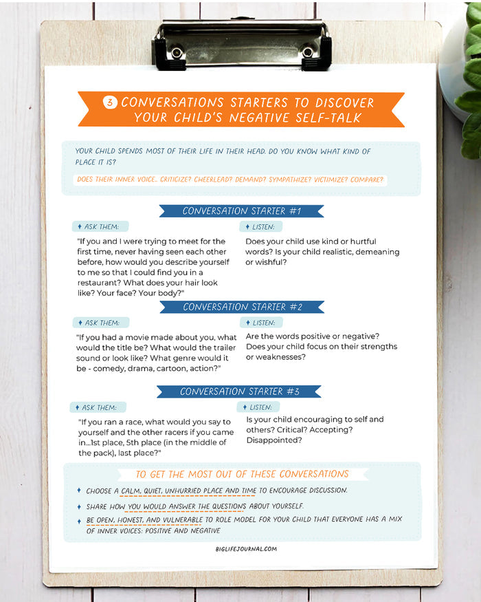 Masterclass: Transform Your Child's Negative Self-Talk Into Self-Love