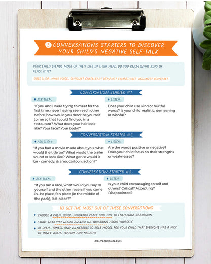 Masterclass: Transform Your Child's Negative Self-Talk Into Self-Love
