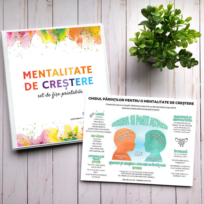 Mentalitatea de Creştere Kit PDF (vârsta 5-11)