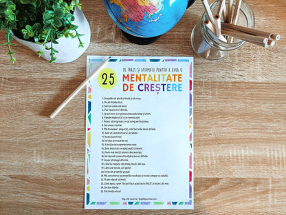 Mentalitatea de Creştere Kit PDF (vârsta 5-11)