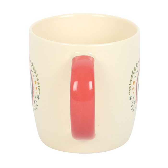 Mum Folk Heart Mug 🇬🇧