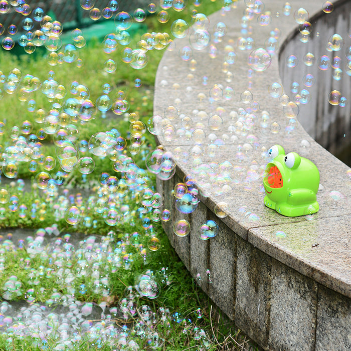 New Cute Cartoon Animals Shape Creative Frog Automatic Bubble Machine Gun 🇨🇳