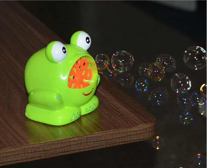 New Cute Cartoon Animals Shape Creative Frog Automatic Bubble Machine Gun 🇨🇳