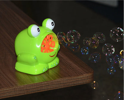 New Cute Cartoon Animals Shape Creative Frog Automatic Bubble Machine Gun 🇨🇳