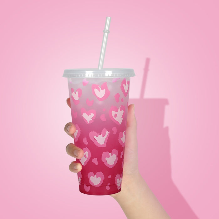 New Heart Plastic Sippy Cup 🇨🇳