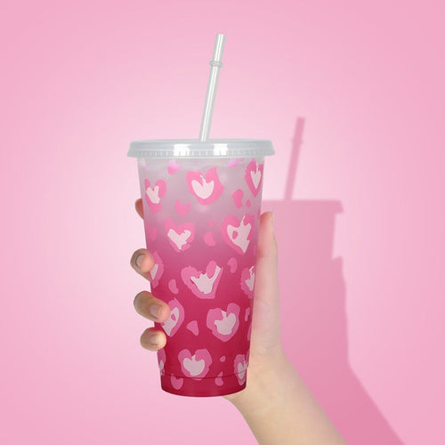 New Heart Plastic Sippy Cup 🇨🇳