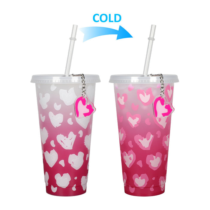 New Heart Plastic Sippy Cup 🇨🇳
