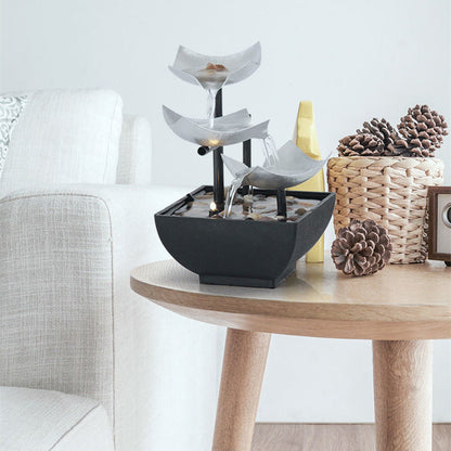 New Home Decoration Flowing Water Ornaments Desktop Fountain Crafts For Home Decor 🇨🇳