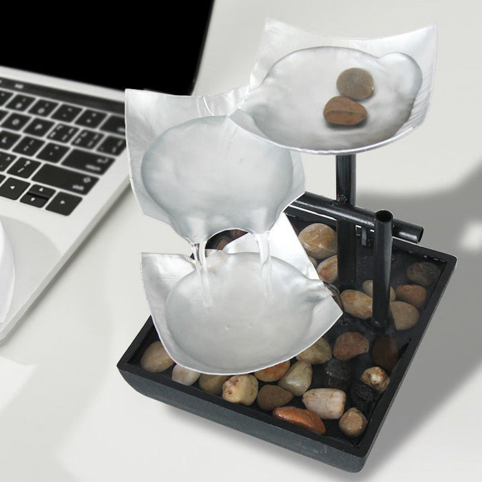 New Home Decoration Flowing Water Ornaments Desktop Fountain Crafts For Home Decor 🇨🇳