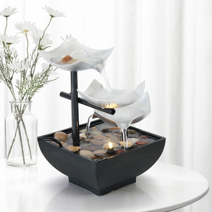 New Home Decoration Flowing Water Ornaments Desktop Fountain Crafts For Home Decor 🇨🇳