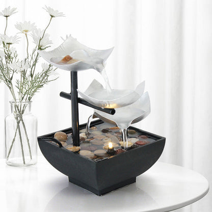 New Home Decoration Flowing Water Ornaments Desktop Fountain Crafts For Home Decor 🇨🇳